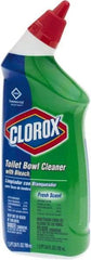 Clorox - 24 oz Bottle Gel Toilet Bowl Cleaner - Bleach Scent, Disinfectant, Nonacidic, Toilet Bowl - Apex Tool & Supply