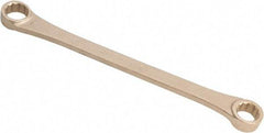 Ampco - 3/4" x 7/8" 12 Point Offset Box Wrench - Double End, 12-1/4" OAL, Aluminum Bronze - Apex Tool & Supply