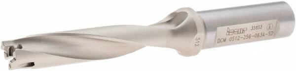 Iscar - 0.512 to 0.528" Diam, 5xD, 2.56" Max Depth, 5/8" Shank Diam, 5.13" OAL, Replaceable Tip Drill - IDI-SG, IDI-SK Insert, DCM Toolholder, Series ChamDrill - Apex Tool & Supply