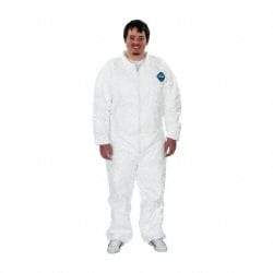 Dupont - Size 2XL Film Laminate General Purpose Coveralls - Zipper Closure - Apex Tool & Supply