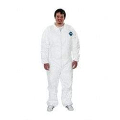 Dupont - Size 2XL Film Laminate General Purpose Coveralls - Zipper Closure - Apex Tool & Supply