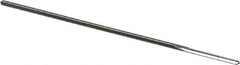 Alvord Polk - 1/16" High Speed Steel 4 Flute Chucking Reamer - Straight Flute, 0.0585" Straight Shank, 1/2" Flute Length, 2-1/2" OAL - Apex Tool & Supply