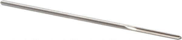 Alvord Polk - 3/32" High Speed Steel 4 Flute Chucking Reamer - Straight Flute, 0.088" Straight Shank, 3/4" Flute Length, 3" OAL - Apex Tool & Supply
