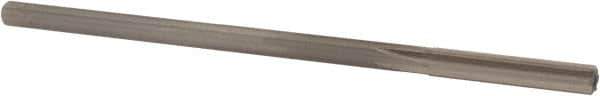 Alvord Polk - 7/32" High Speed Steel 6 Flute Chucking Reamer - Straight Flute, 0.2075" Straight Shank, 1-1/4" Flute Length, 5" OAL - Apex Tool & Supply