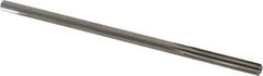 Alvord Polk - Letter E High Speed Steel 6 Flute Chucking Reamer - Straight Flute, 0.2405" Straight Shank, 1-1/2" Flute Length, 6" OAL - Apex Tool & Supply