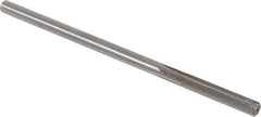 Alvord Polk - 19/64" High Speed Steel 6 Flute Chucking Reamer - Straight Flute, 0.2792" Straight Shank, 1-1/2" Flute Length, 6" OAL - Apex Tool & Supply