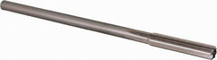 Alvord Polk - 23/64" High Speed Steel 6 Flute Chucking Reamer - Straight Flute, 0.3105" Straight Shank, 1-3/4" Flute Length, 7" OAL - Apex Tool & Supply