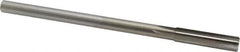 Alvord Polk - 7/16" High Speed Steel 6 Flute Chucking Reamer - Straight Flute, 0.373" Straight Shank, 1-3/4" Flute Length, 7" OAL - Apex Tool & Supply