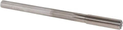 Alvord Polk - 5/8" High Speed Steel 8 Flute Chucking Reamer - Straight Flute, 9/16" Straight Shank, 2-1/4" Flute Length, 9" OAL - Apex Tool & Supply