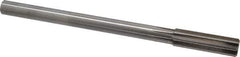 Alvord Polk - 43/64" High Speed Steel 8 Flute Chucking Reamer - Straight Flute, 9/16" Straight Shank, 2-1/4" Flute Length, 9" OAL - Apex Tool & Supply