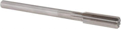 Alvord Polk - 13/16" High Speed Steel 8 Flute Chucking Reamer - Straight Flute, 5/8" Straight Shank, 2-1/2" Flute Length, 9-1/2" OAL - Apex Tool & Supply