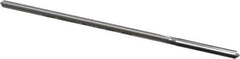 Alvord Polk - #29 High Speed Steel 4 Flute Chucking Reamer - Straight Flute, 0.1275" Straight Shank, 1" Flute Length, 4" OAL - Apex Tool & Supply