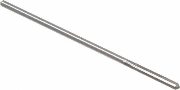 Alvord Polk - #32 High Speed Steel 4 Flute Chucking Reamer - Straight Flute, 0.112" Straight Shank, 7/8" Flute Length, 3-1/2" OAL - Apex Tool & Supply