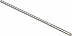 Alvord Polk - #32 High Speed Steel 4 Flute Chucking Reamer - Straight Flute, 0.112" Straight Shank, 7/8" Flute Length, 3-1/2" OAL - Apex Tool & Supply