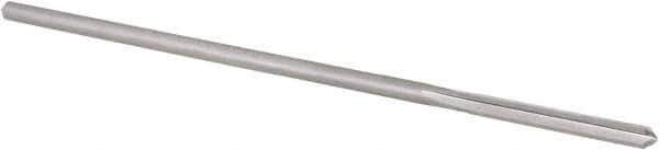 Alvord Polk - #35 High Speed Steel 4 Flute Chucking Reamer - Straight Flute, 0.103" Straight Shank, 7/8" Flute Length, 3-1/2" OAL - Apex Tool & Supply