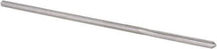 Alvord Polk - #35 High Speed Steel 4 Flute Chucking Reamer - Straight Flute, 0.103" Straight Shank, 7/8" Flute Length, 3-1/2" OAL - Apex Tool & Supply