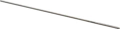 Alvord Polk - #63 High Speed Steel 4 Flute Chucking Reamer - Straight Flute, 0.035" Straight Shank, 1/2" Flute Length, 2-1/2" OAL - Apex Tool & Supply