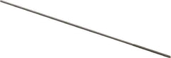 Alvord Polk - #64 High Speed Steel 4 Flute Chucking Reamer - Straight Flute, 0.032" Straight Shank, 1/2" Flute Length, 2-1/2" OAL - Apex Tool & Supply