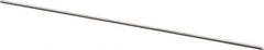Alvord Polk - #68 High Speed Steel 4 Flute Chucking Reamer - Straight Flute, 0.029" Straight Shank, 1/2" Flute Length, 2-1/2" OAL - Apex Tool & Supply