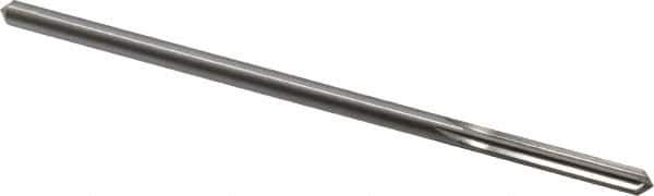 Alvord Polk - 0.1855" High Speed Steel 6 Flute Chucking Reamer - Straight Flute, 0.1805" Straight Shank, 1-1/8" Flute Length, 4-1/2" OAL - Apex Tool & Supply