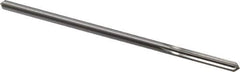 Alvord Polk - 0.1855" High Speed Steel 6 Flute Chucking Reamer - Straight Flute, 0.1805" Straight Shank, 1-1/8" Flute Length, 4-1/2" OAL - Apex Tool & Supply