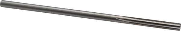 Alvord Polk - 1/4" High Speed Steel 6 Flute Chucking Reamer - Straight Flute, 0.2405" Straight Shank, 1-1/2" Flute Length, 6" OAL - Apex Tool & Supply