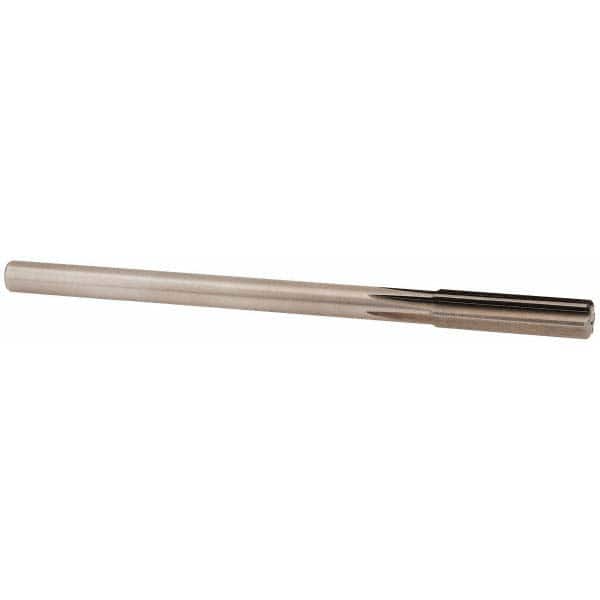 Alvord Polk - 0.498" High Speed Steel 6 Flute Dowel Pin Chucking Reamer - Apex Tool & Supply