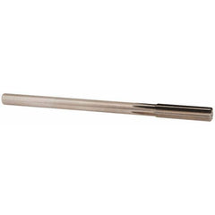 Alvord Polk - 0.498" High Speed Steel 6 Flute Dowel Pin Chucking Reamer - Apex Tool & Supply