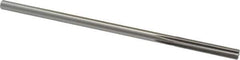 Alvord Polk - 1/4" High Speed Steel 6 Flute Chucking Reamer - Straight Flute, 0.2405" Straight Shank, 1-1/2" Flute Length, 6" OAL - Apex Tool & Supply
