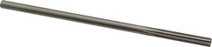 Alvord Polk - 1/4" High Speed Steel 6 Flute Chucking Reamer - Straight Flute, 0.2405" Straight Shank, 1-1/2" Flute Length, 6" OAL - Apex Tool & Supply