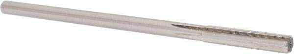 Alvord Polk - 0.3115" High Speed Steel 6 Flute Chucking Reamer - Straight Flute, 0.2792" Straight Shank, 1-1/2" Flute Length, 6" OAL - Apex Tool & Supply