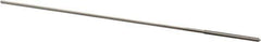 Alvord Polk - 1mm High Speed Steel 4 Flute Chucking Reamer - Straight Flute, 0.035" Straight Shank, 1/2" Flute Length, 2-1/2" OAL - Apex Tool & Supply