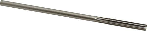 Alvord Polk - 6.5mm High Speed Steel 6 Flute Chucking Reamer - Straight Flute, 0.2405" Straight Shank, 1-1/2" Flute Length, 6" OAL - Apex Tool & Supply