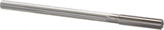 Alvord Polk - 10.5mm High Speed Steel 6 Flute Chucking Reamer - Straight Flute, 0.373" Straight Shank, 1-3/4" Flute Length, 7" OAL - Apex Tool & Supply