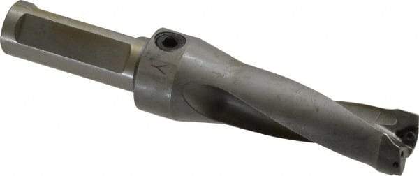 Kennametal - 2.19" Max Drill Depth, 2.5xD, 22.2mm Diam, Indexable Insert Drill - 2 Inserts, 3/4" Shank Diam, Straight Shank - Apex Tool & Supply