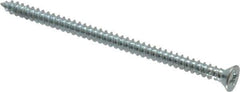 Value Collection - #8 Flat Head Phillips Sheet Metal Screw - Steel, 3" OAL, Grade 2 - Apex Tool & Supply