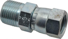 Eaton - 3/8" Tube OD, 37° Steel Flared Tube Female JIC 37° Swivel to Male Pipe Adapter - 3/8 NPT - Apex Tool & Supply