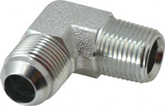 Eaton - 5/8" Tube OD x 1/2" NPT 37° Steel Flared Tube Male Elbow - Apex Tool & Supply