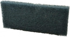 3M - 10" Long x 4-5/8" Wide x 1/2" Thick Scouring Pad - Medium-Duty, Blue - Apex Tool & Supply