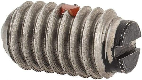 Gibraltar - 5/16-18, 0.156" Ball Diam, 0.578" Body Length, 0.04" Max Ball Reach, Threaded Ball Plunger - Stainless Steel Body, Nylon Ball, 4 Lb Initial End Force, 9 Lb Final End Force, Locking Element - Apex Tool & Supply