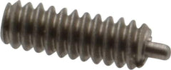 Gibraltar - 6-32, 3/8" Thread Length, 1/16" Plunger Projection, Stainless Steel Threaded Spring Plunger - 0.045" Max Plunger Diam, 3/8" Plunger Length, 1 Lb Init End Force, 1.6 Lb Final End Force, 0.035" Hex - Apex Tool & Supply