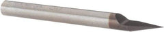 Value Collection - 3/16" Shank Diam, 2-1/2" OAL, 3/16" Cut Diam, Engraving Cutter - 0.331" LOC, AlTiN Finish - Apex Tool & Supply