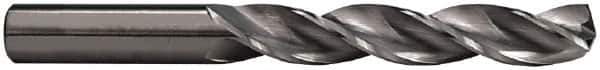 M.A. Ford - 3.7mm 150° Solid Carbide Jobber Drill - Fordlube Finish, Right Hand Cut, Spiral Flute, Straight Shank, 66mm OAL - Apex Tool & Supply