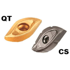 Iscar - BCR500 CS Grade IC908 Carbide Milling Insert - TiAlN Finish, 9mm Thick, 25mm Corner Radius - Apex Tool & Supply