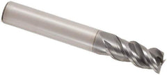 Seco - 20mm, 3 Flute, Single End, Solid Carbide, 1mm Corner Radius End Mill - 110mm OAL, 48° Helix, Right Hand Flute, 42mm LOC, Right Hand Cut - Apex Tool & Supply
