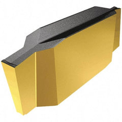 Iscar - 140000GIP Grade IC808, 1.4mm Cutting Width Carbide Grooving Insert - 2mm Max Depth of Cut, Neutral, TiAlN Finish - Apex Tool & Supply