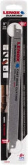 Lenox - 9" Long x 3/4" Thick, Reciprocating Saw Blade - Straight Profile, Continuous Edge - Apex Tool & Supply