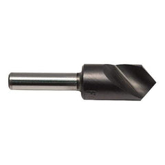 M.A. Ford - 1" Head Diam, 1/2" Shank Diam, 1 Flute 60° High Speed Steel Countersink - ALtima Blaze Finish, 2-3/4" OAL - Apex Tool & Supply