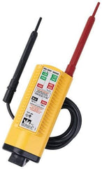 Ideal - 100 VAC/VDC to 600 VAC/VDC, Voltage Tester - LED and Neon Lamps Display, 60 Hz, LR44 Power Supply - Apex Tool & Supply