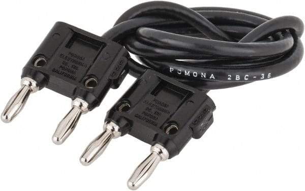 Pomona - Electrical Test Equipment Cable Assembly - Use with Double Banana Plugs - Apex Tool & Supply